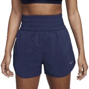 NWT Nike One Dri-FIT Ultra High-Waisted 3" Brief-Lined Shorts Black Womens Sz L